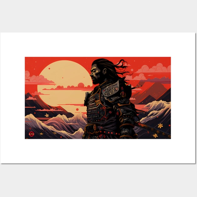 The Onyx Shogun Wall Art by Afro-Manga